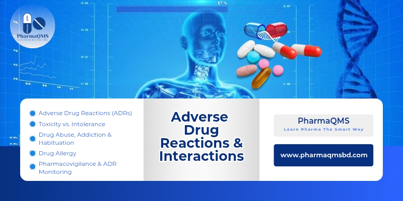 Adverse Drug Reactions and Interactions -Study Notes